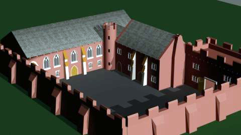 Myddle Castle Artists Impression